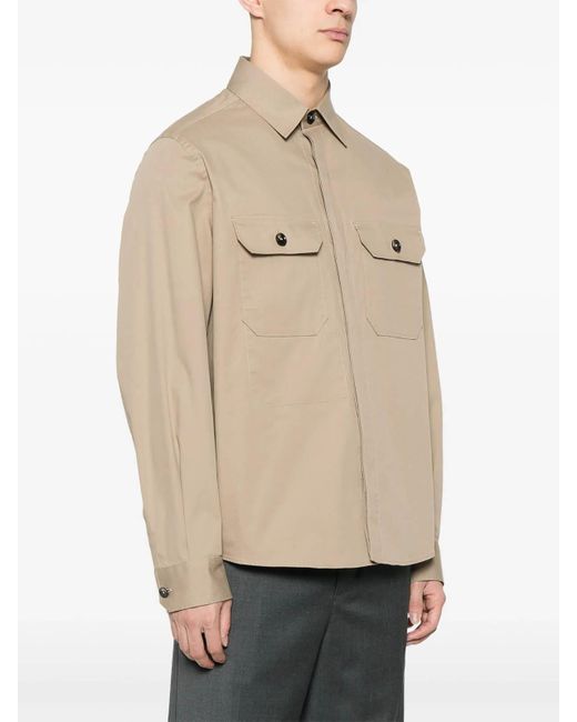 Zegna Natural Poplin Shirt for men