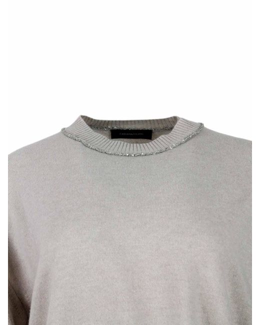 Fabiana Filippi Gray Sweaters