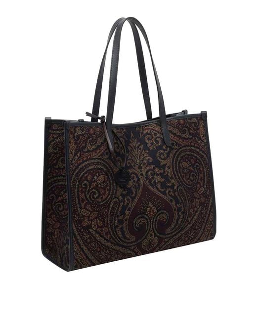 Etro Black Tote Bag