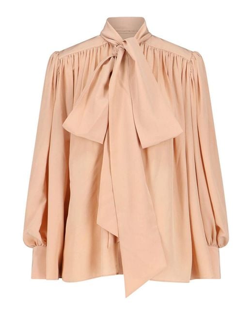 Chloé Natural Silk Blouse