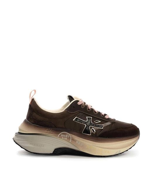 Premiata Brown Sneakers Hill 7896
