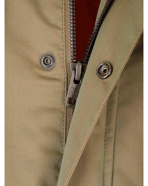 Fay Green Cotton Field Jacket for men