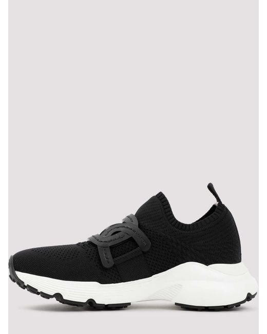 Tod's Black Tech Fabric Sneakers
