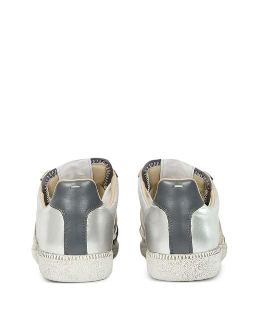 Maison Margiela White Sneakers Metallizzate for men