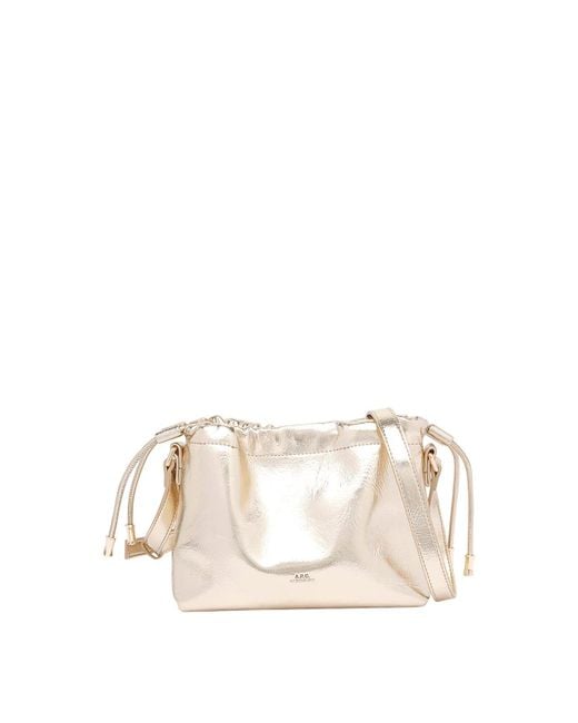 A.P.C. Natural Ninon Mini Shoulder Bag