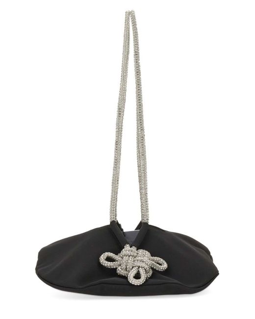 Kara Black Ufo Shoulder Bag