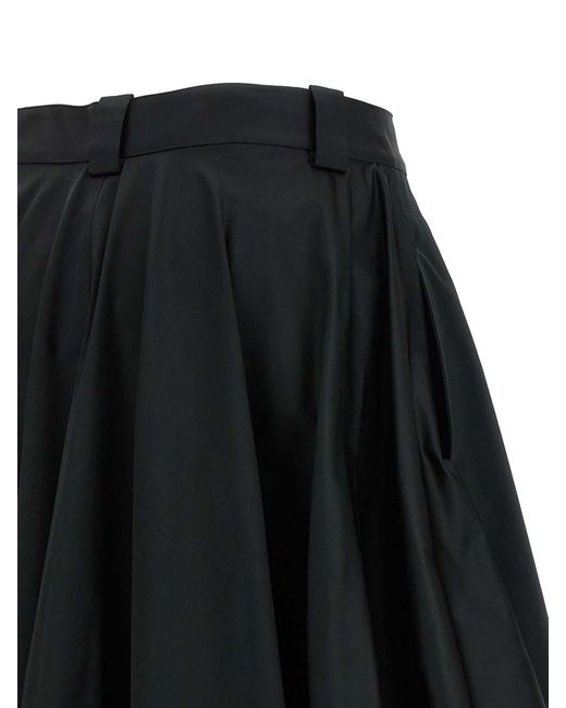 Balenciaga Black 'Balloon' Bermuda Shorts