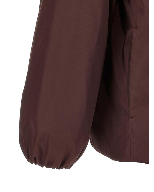 Jil Sander Brown Down Blouson 08 Jacket for men