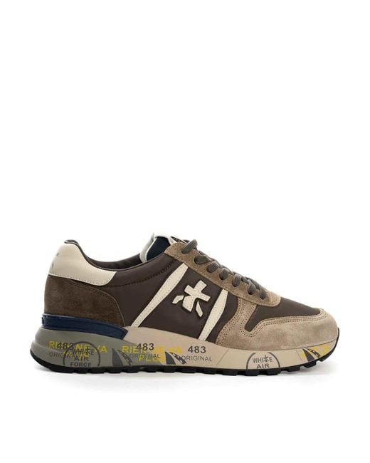 Premiata Brown Sneakers Lander 7704 for men