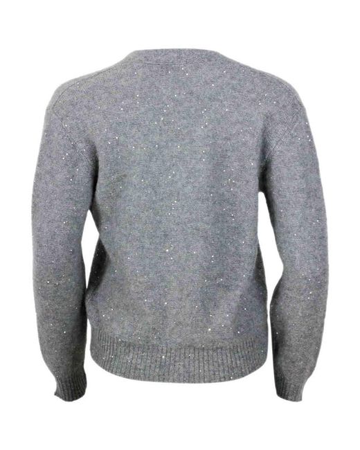 Fabiana Filippi Gray Sweaters