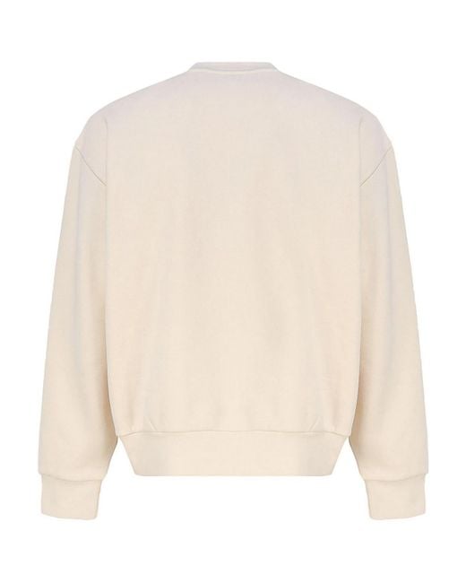 Moncler Natural Logoed Sweatshirt for men