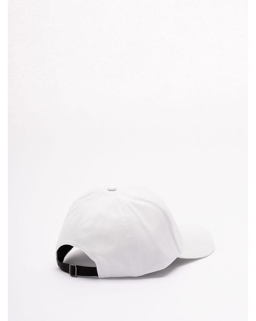 Moncler White Baseball Cap
