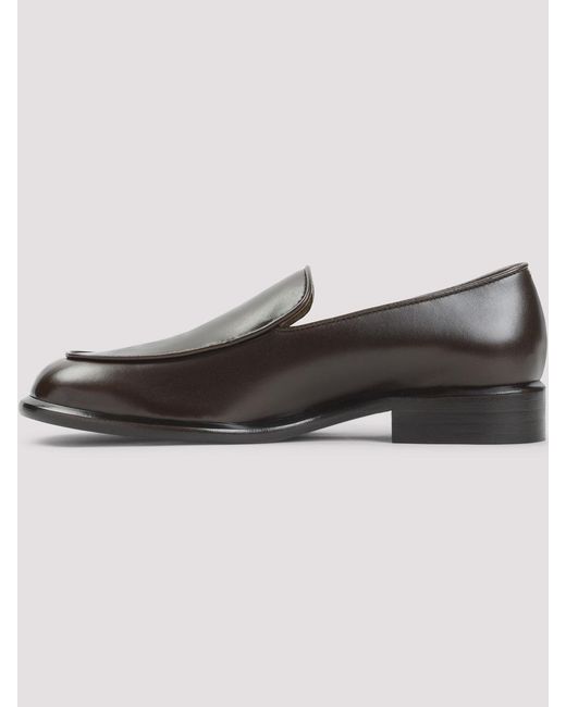 Khaite Gray Miles Loafers