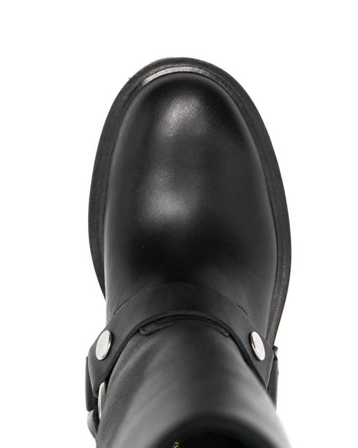 Golden Goose Deluxe Brand Black Kurt Leather Boots