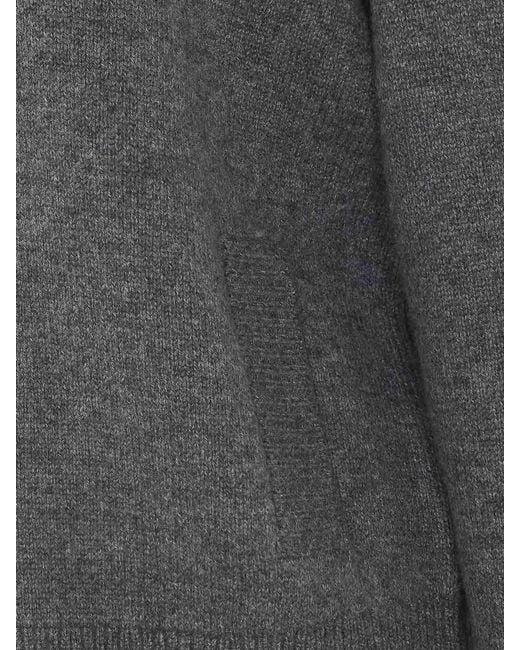 Lisa Yang Gray Aleya Cardigan With Zip Closure