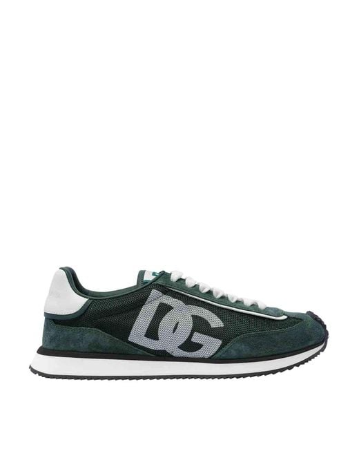 Dolce & Gabbana Green Dolce&Gabbana Aria Dg Runner Sneakers for men