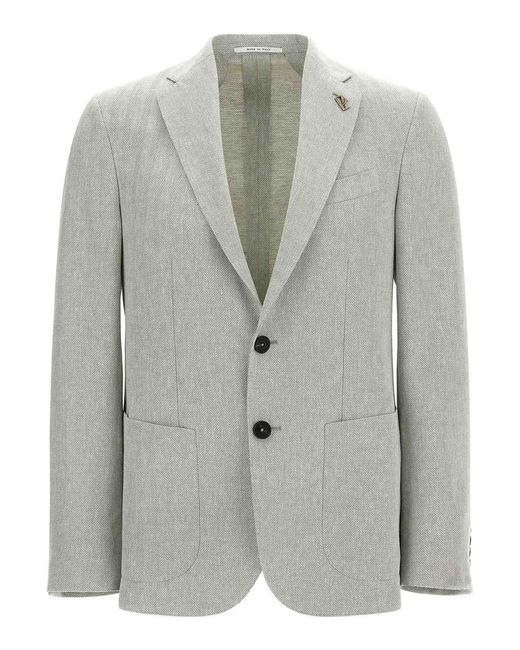 Pal Zileri Gray Brera Blazer for men