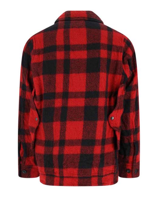 Junya Watanabe Red X Comme Des Garcons Shirt Jacket for men