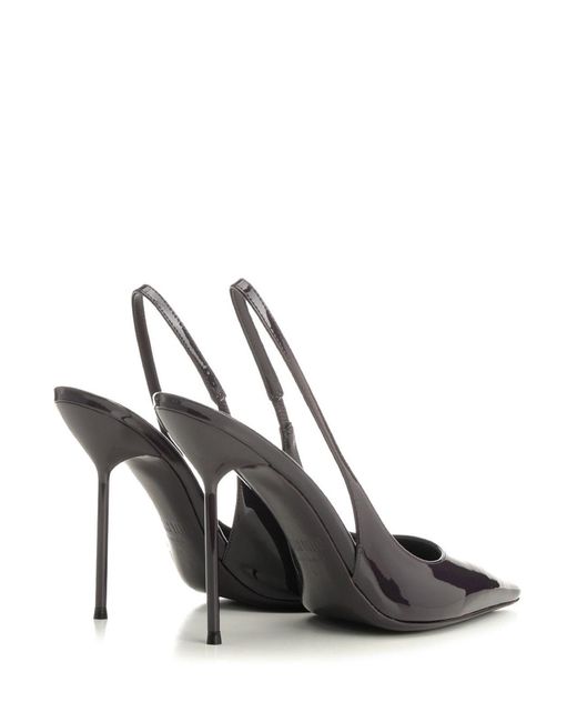 Paris Texas White "Linda" Slingback