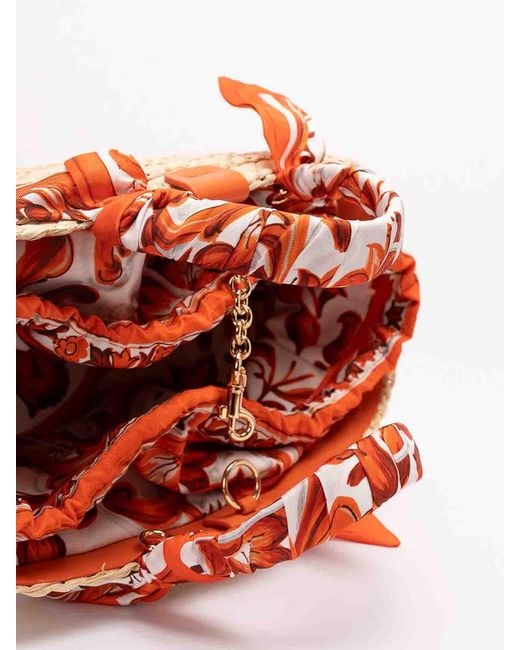 Dolce & Gabbana Orange 'Coffa' Bag