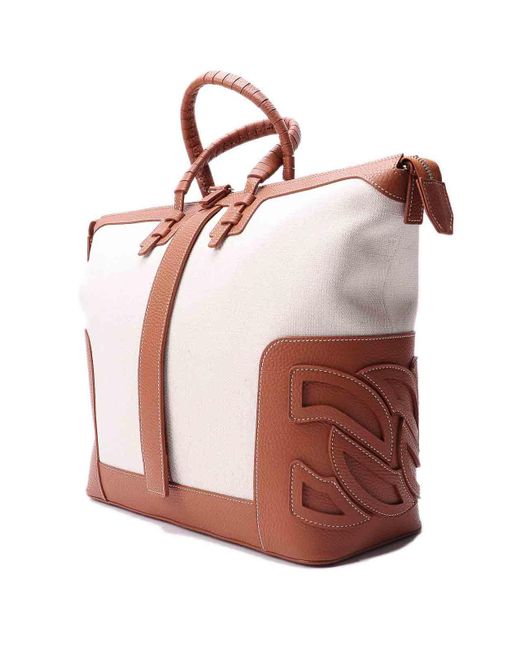 Casadei Pink Leather Bag