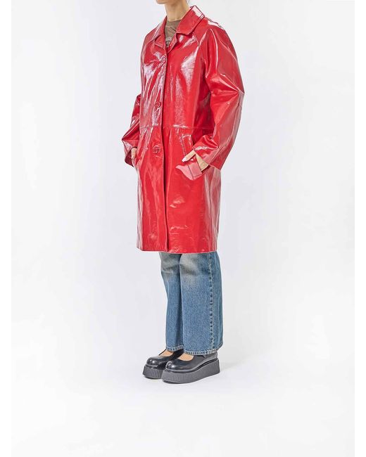 Moschino Red Long Jacket