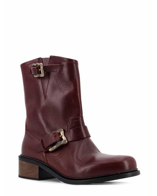 Enfants Riches Deprimes Brown Leather Boots for men