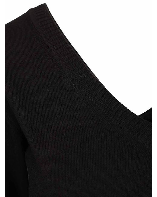 Vivienne Westwood Black Beatrice Cotton And Cashmere Sweater