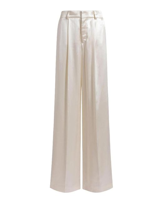 Alberta Ferretti White Trousers