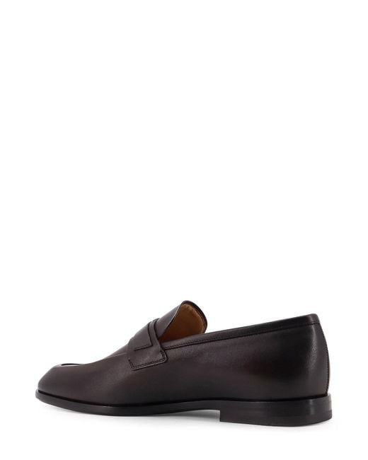 Ferragamo Black Florio Moccasins for men