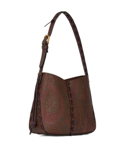 Etro Brown Vulcano Crossbody Bag