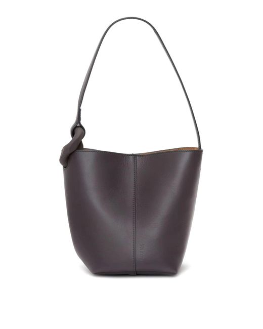 J.W. Anderson Brown Leather Bucket Bag