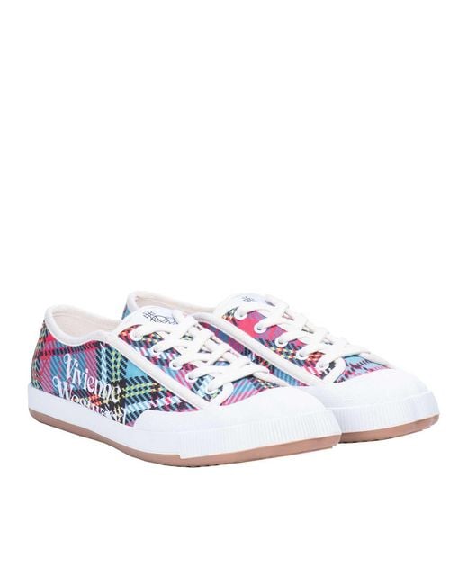 Vivienne Westwood White Animal Gym Shoes