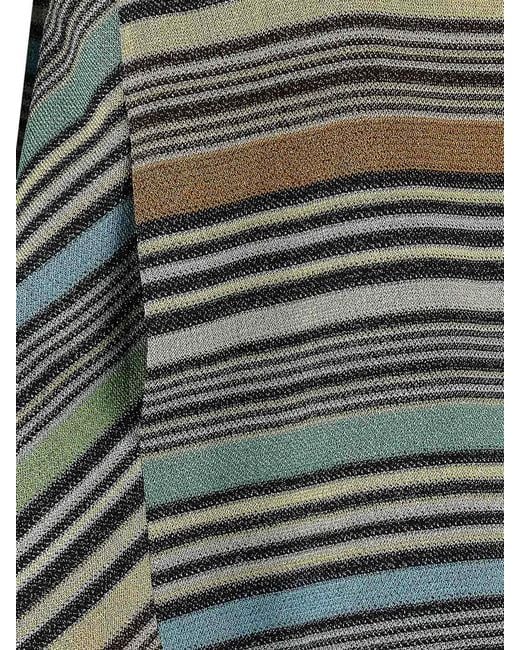 Missoni Green Lam Stripes T-Shirt