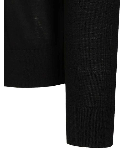 Paul Smith Black Crew Neck Sweater for men