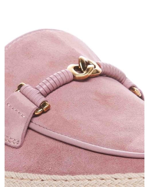 Tod's Pink Loafers