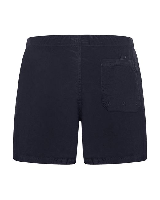 Stone Island Blue Nylon Swimsuit for men