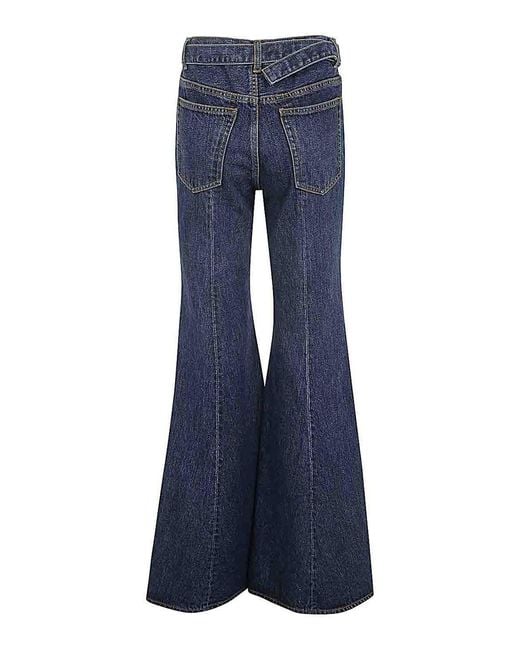Sacai Blue Denim Pants