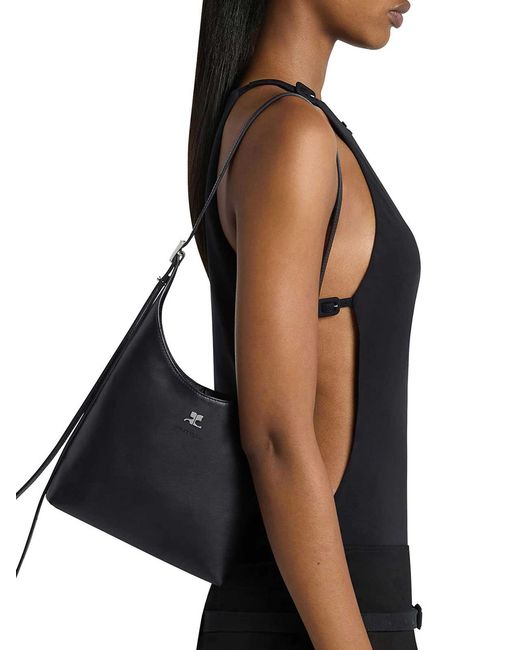 Borsa Tote Piccola di Courreges in Black
