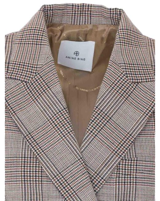 Anine Bing Gray Aretha Blazer