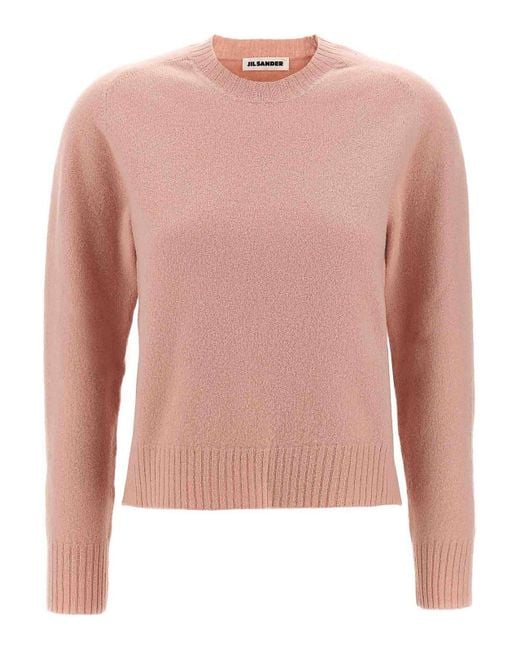 Jil Sander Pink Wool Sweater