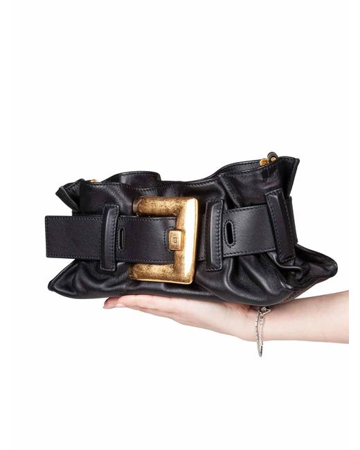 Balmain White Anthem Mini Handbag