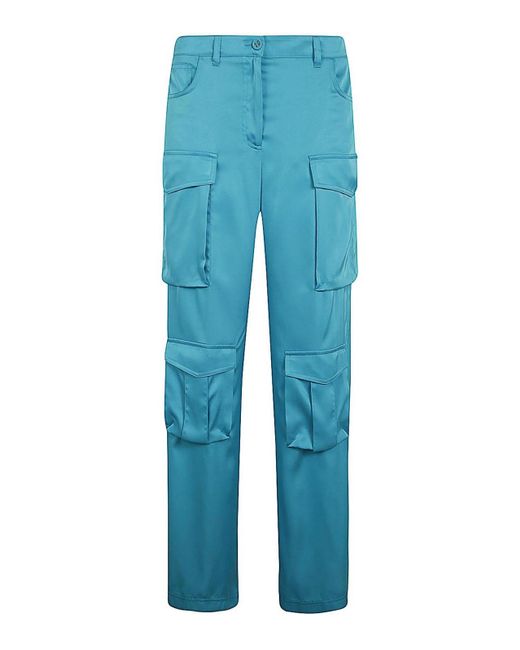 Blugirl Blumarine Blue Cargo Pants