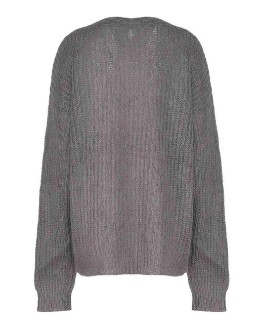 J.W. Anderson Gray Sim Motif Sweater for men