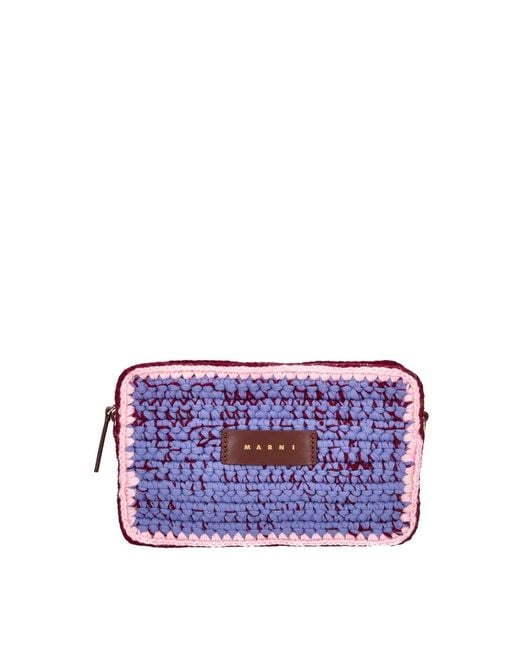 Marni Purple Seaside Shoulder Bag