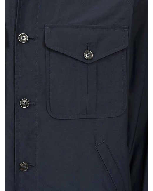 Baracuta Blue Shirt Jacket for men