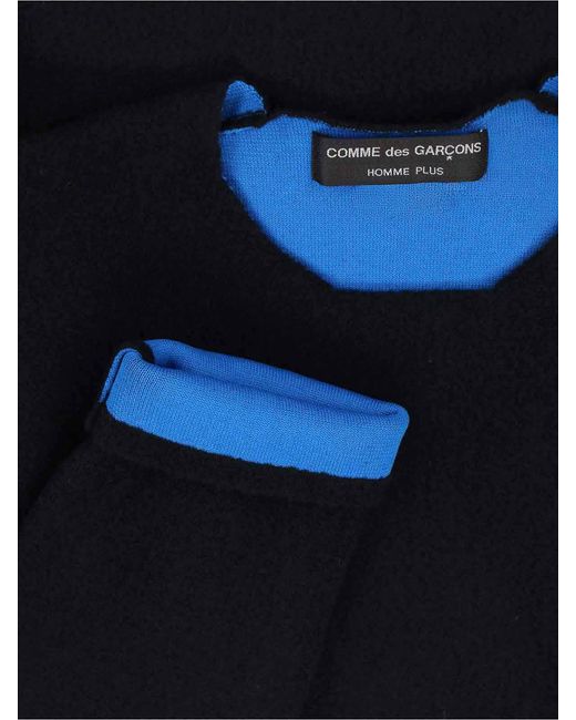 Comme Des Garcons Hommes Plus Black Wool Blend Sweater for men