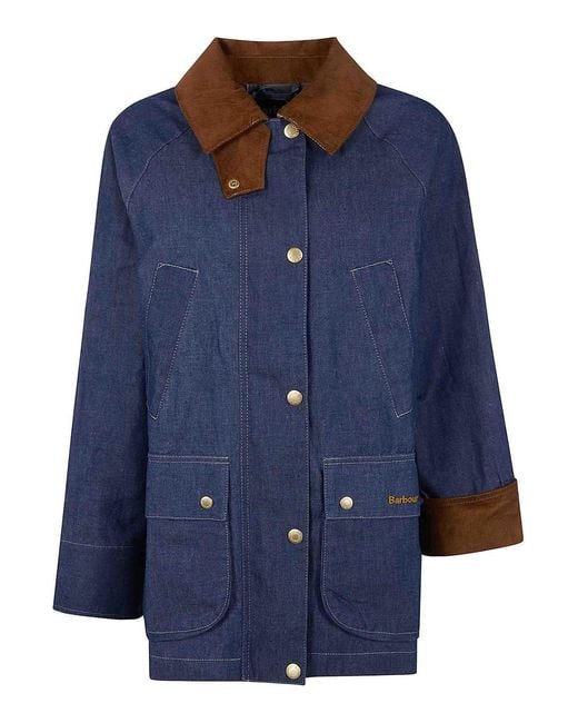 Barbour Blue Asker Casual Jacket