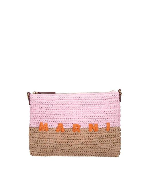 Marni Pink Seaside Pouch