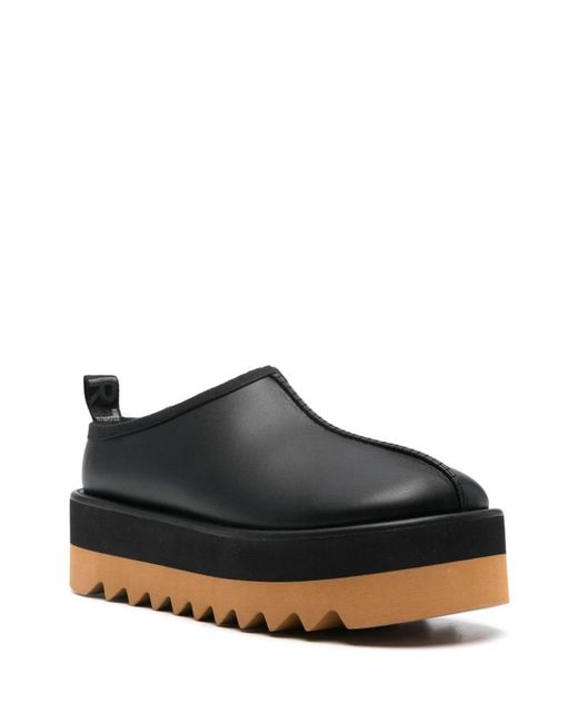 Stella McCartney Black Faux Leather Mules